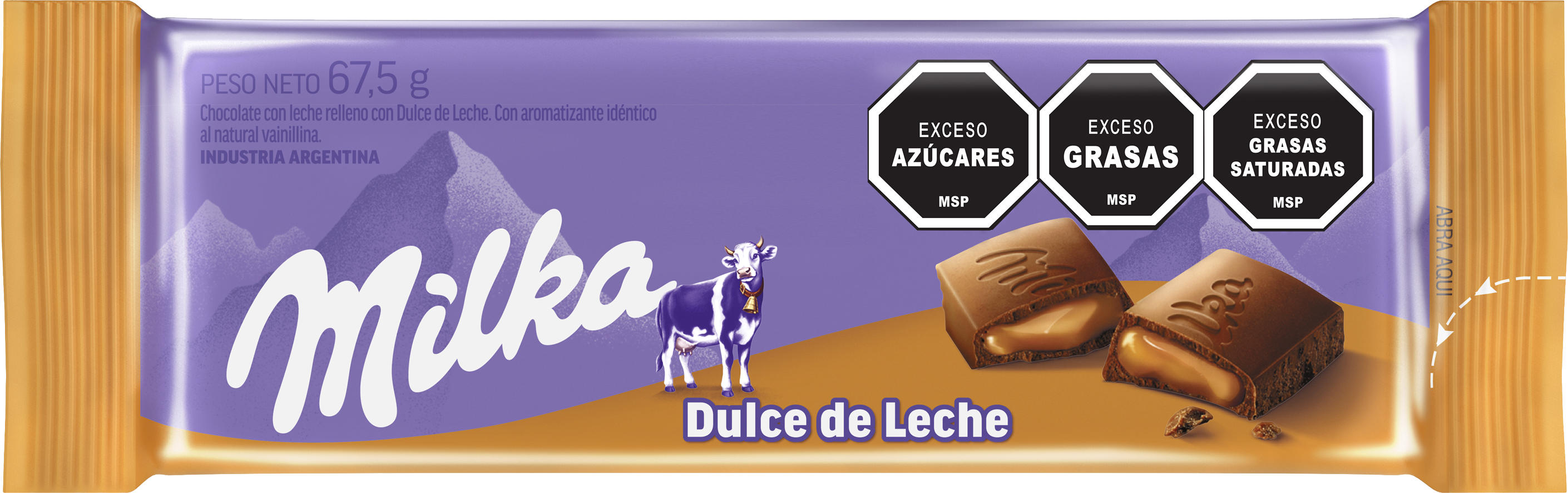 Milka Dulce de Leche 67,5g - Nerilan Uruguay